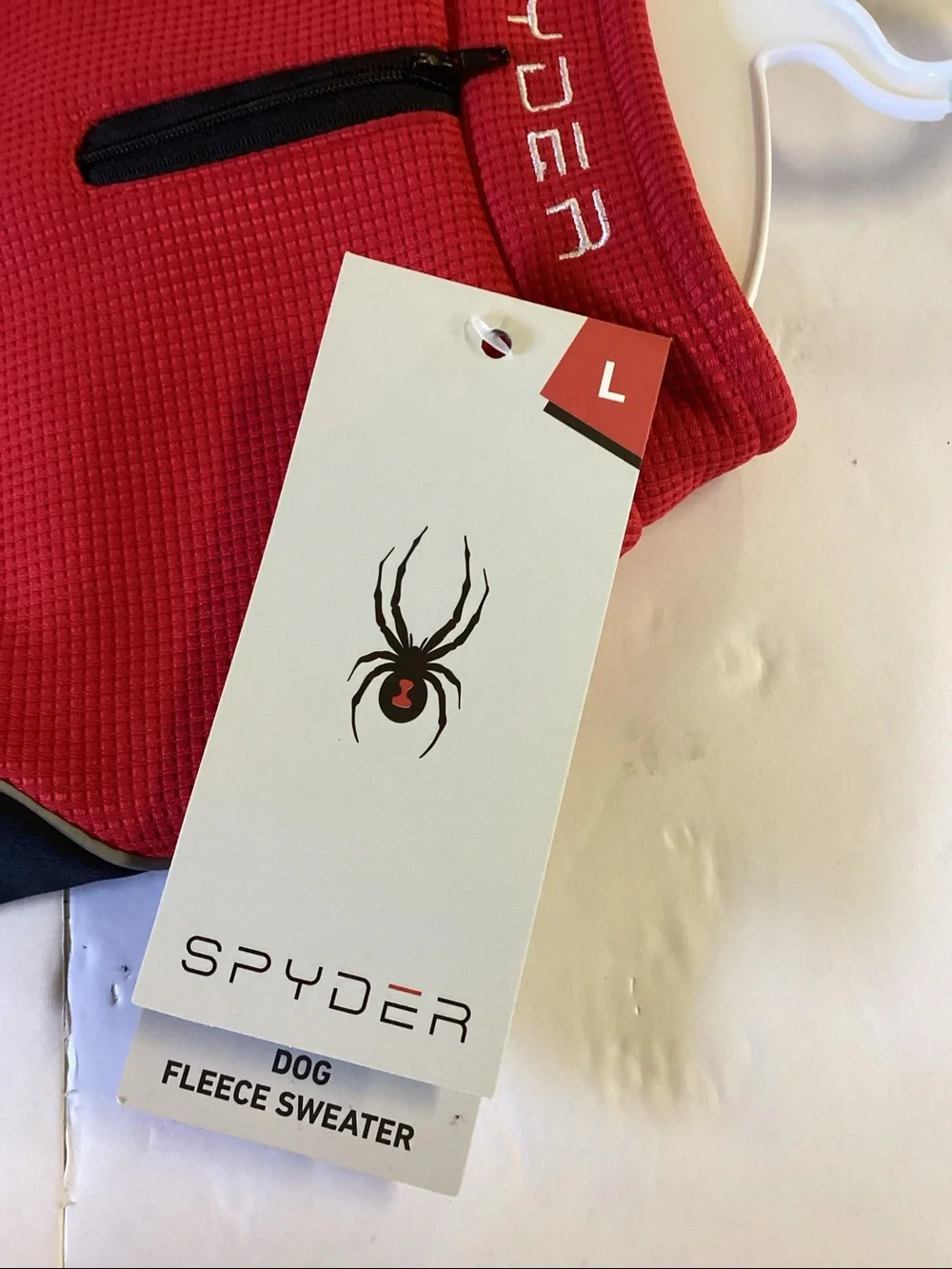 Spyder Red Fleece Dog Sweater